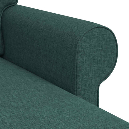 Divano Verde Scuro 195 x 138 x 80 cm Tessuto | homemem39
