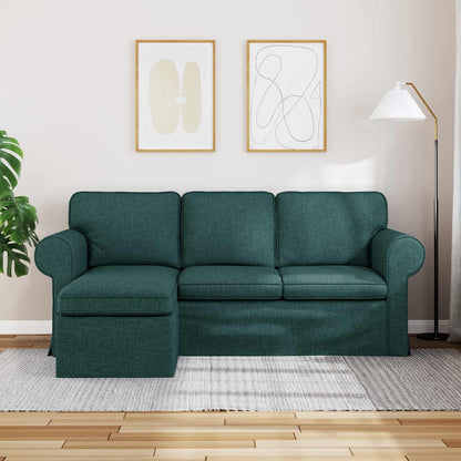 Divano Verde Scuro 195 x 138 x 80 cm Tessuto | homemem39