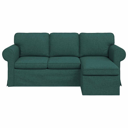 Divano Verde Scuro 195 x 138 x 80 cm Tessuto | homemem39