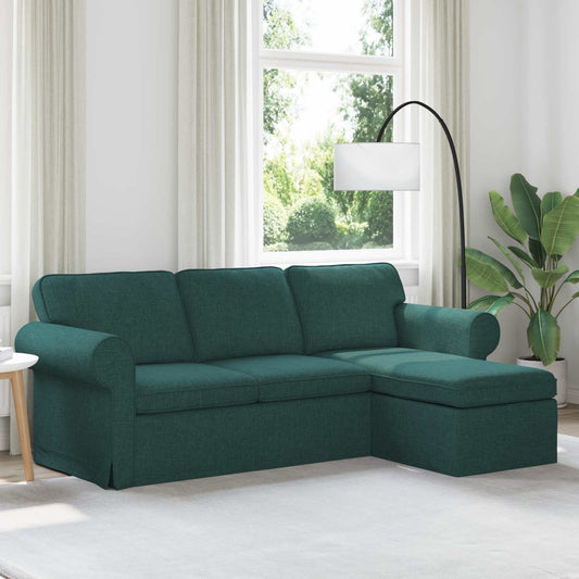 Divano 180cm Verde Scuro Metallo