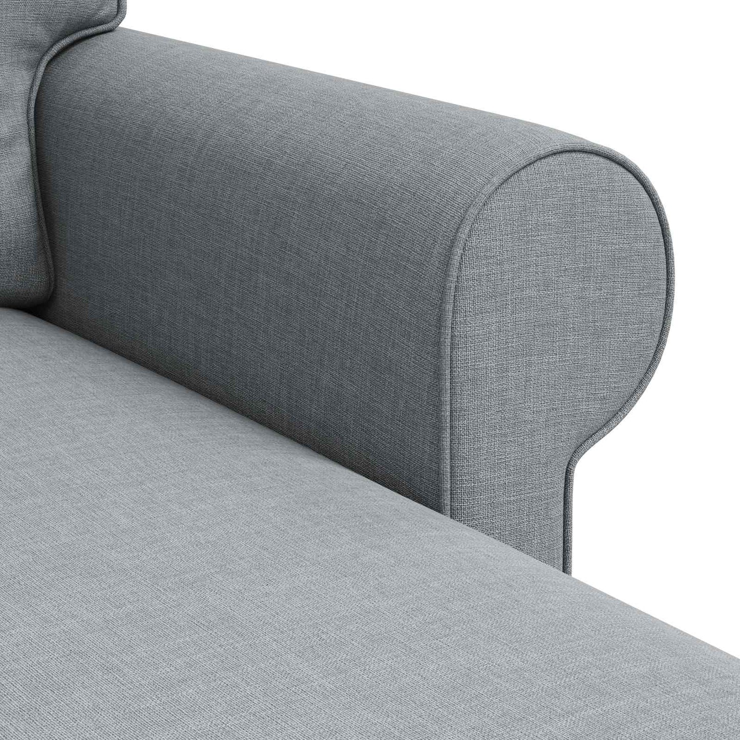 Divano Grigio chiaro 245 x 138 x 80 cm Tessuto