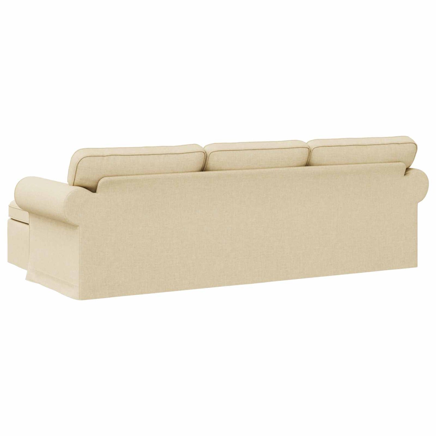 Divano Crema 245 x 138 x 80 cm Tessuto | homemem39