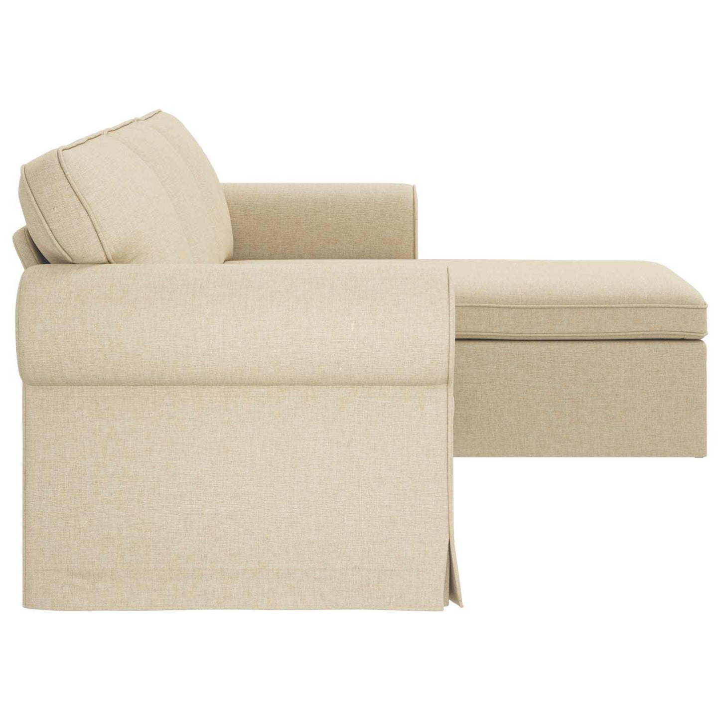 Divano Crema 245 x 138 x 80 cm Tessuto | homemem39