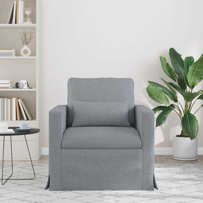 Divano Grigio chiaro 78 x 78 x 80 cm Tessuto | homemem39