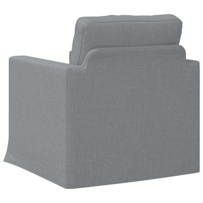 Divano Grigio chiaro 78 x 78 x 80 cm Tessuto | homemem39