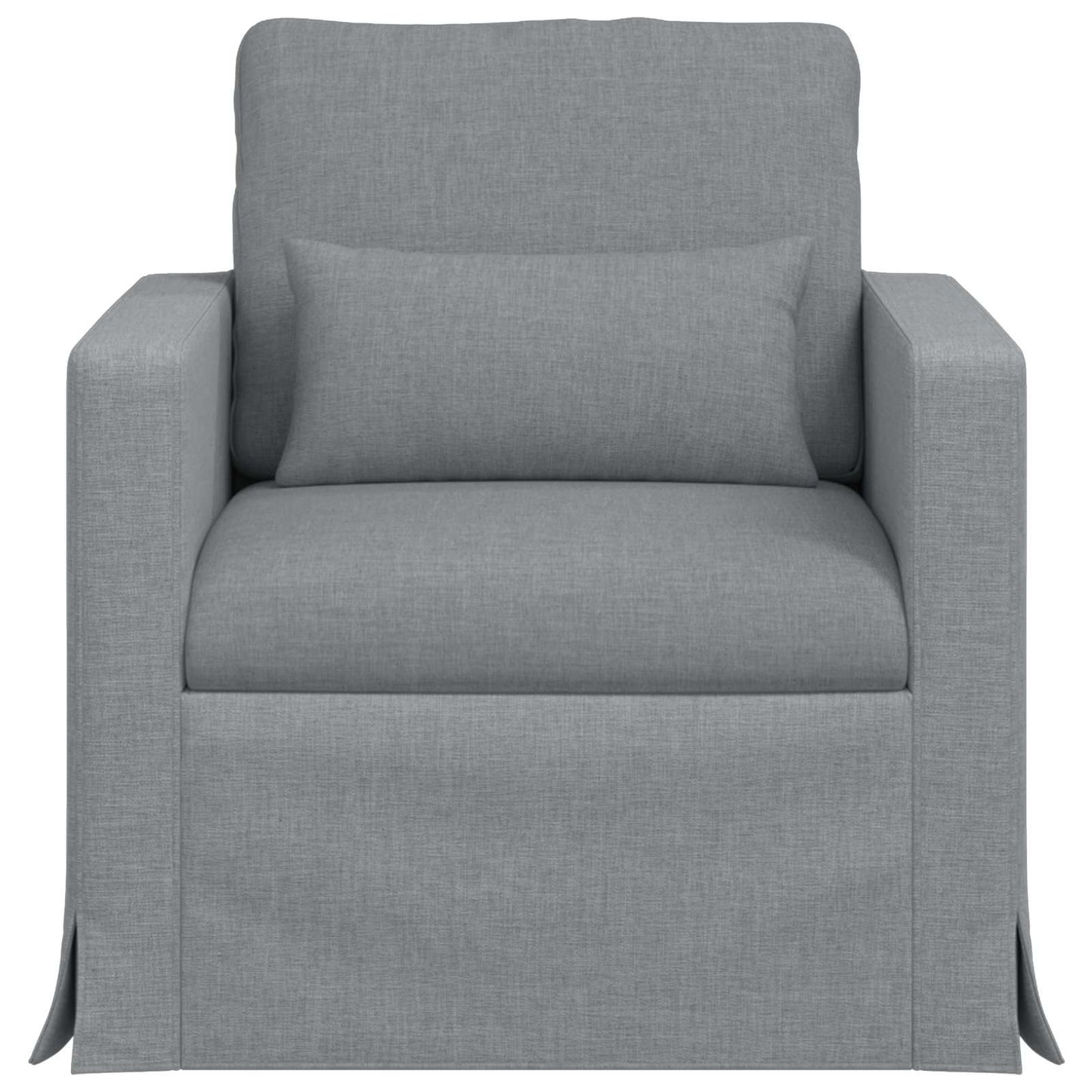 Divano Grigio chiaro 78 x 78 x 80 cm Tessuto | homemem39