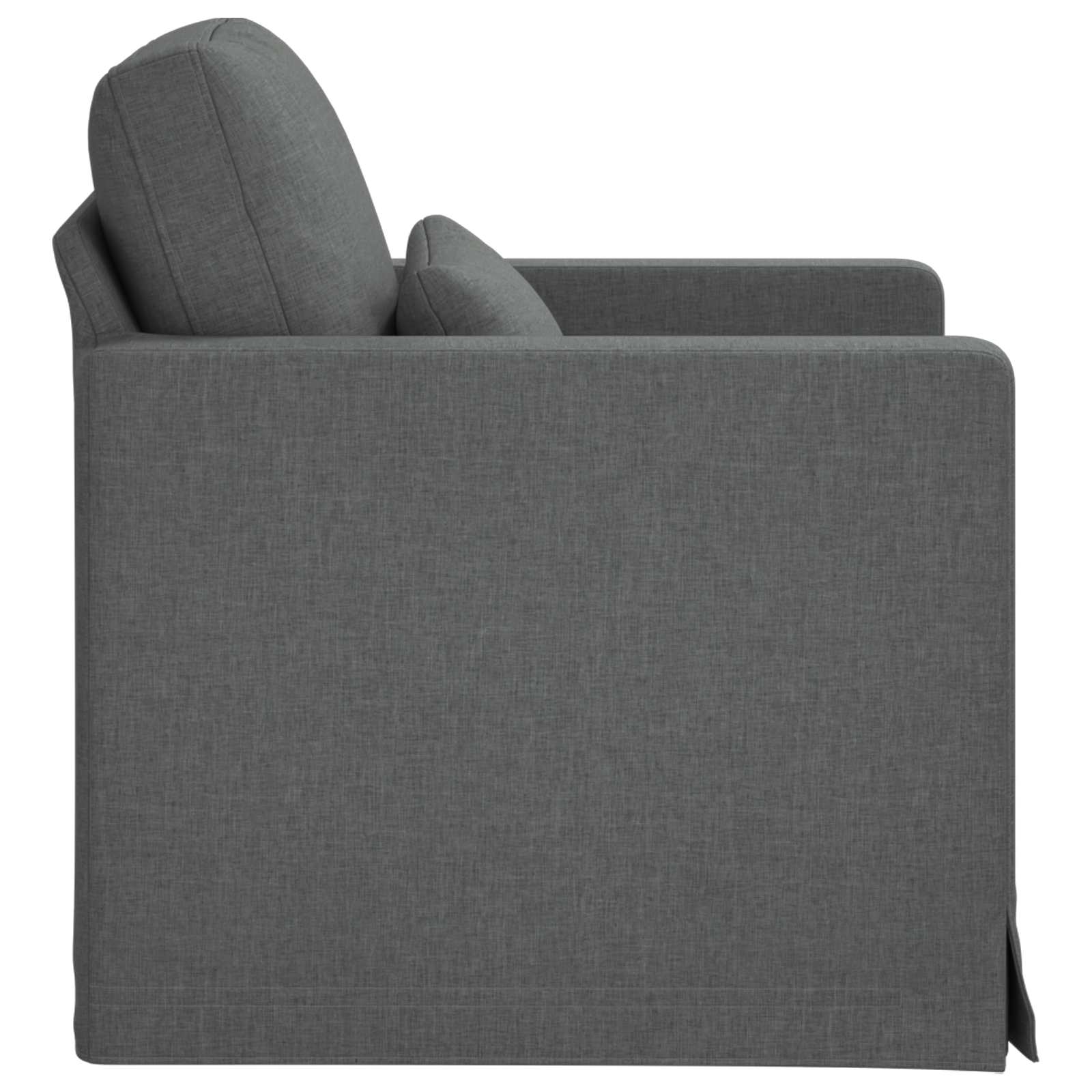 Divano Grigio scuro 78 x 78 x 80 cm Tessuto | homemem39
