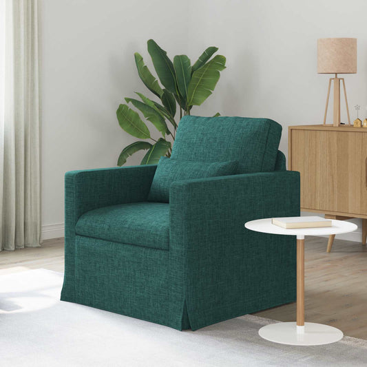 Divano Verde Scuro 78 x 78 x 80 cm Tessuto | homemem39