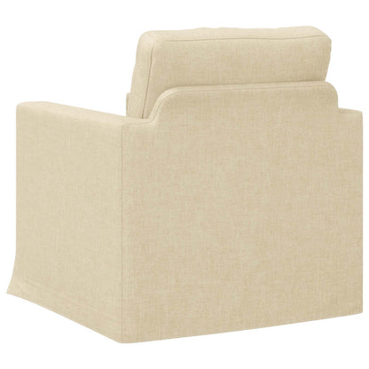 Divano Crema 78 x 78 x 80 cm Tessuto | homemem39
