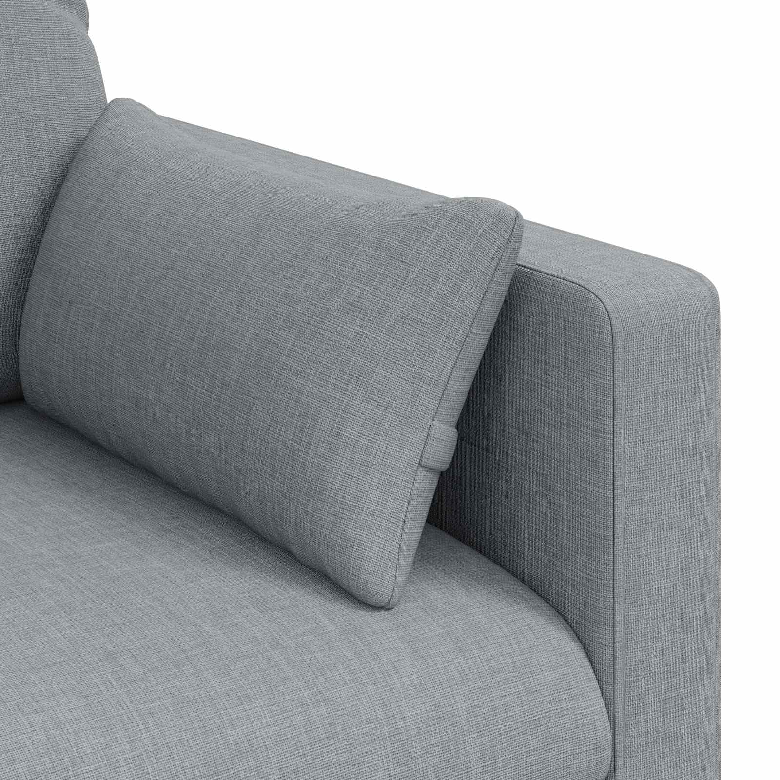 Divano Grigio chiaro 139 x 78 x 80 cm Tessuto | homemem39