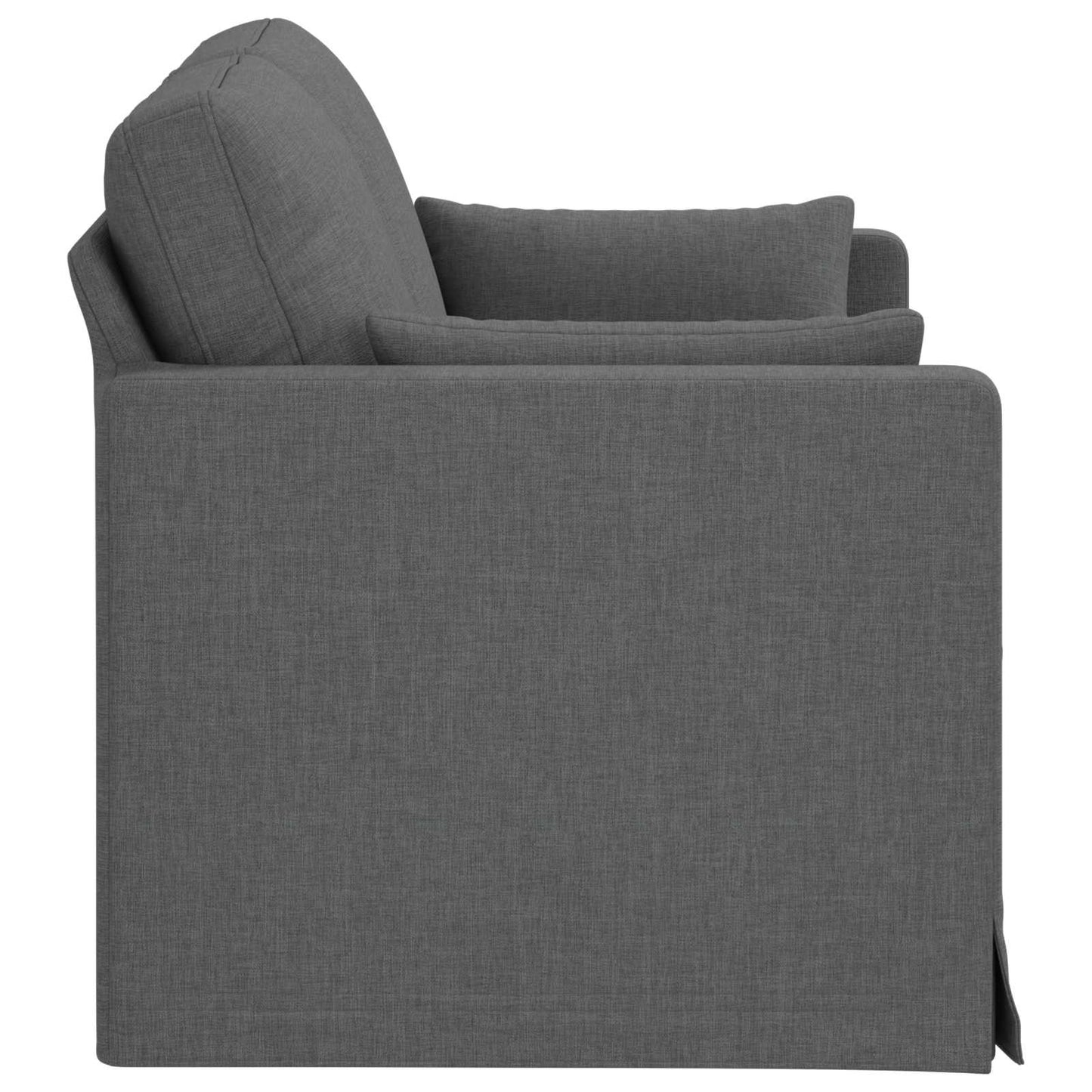 Divano Grigio scuro 139 x 78 x 80 cm Tessuto