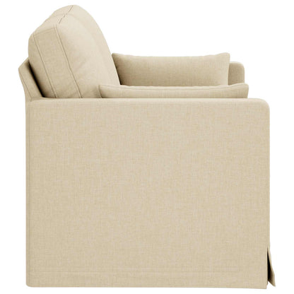 Divano Crema 139 x 78 x 80 cm Tessuto | homemem39