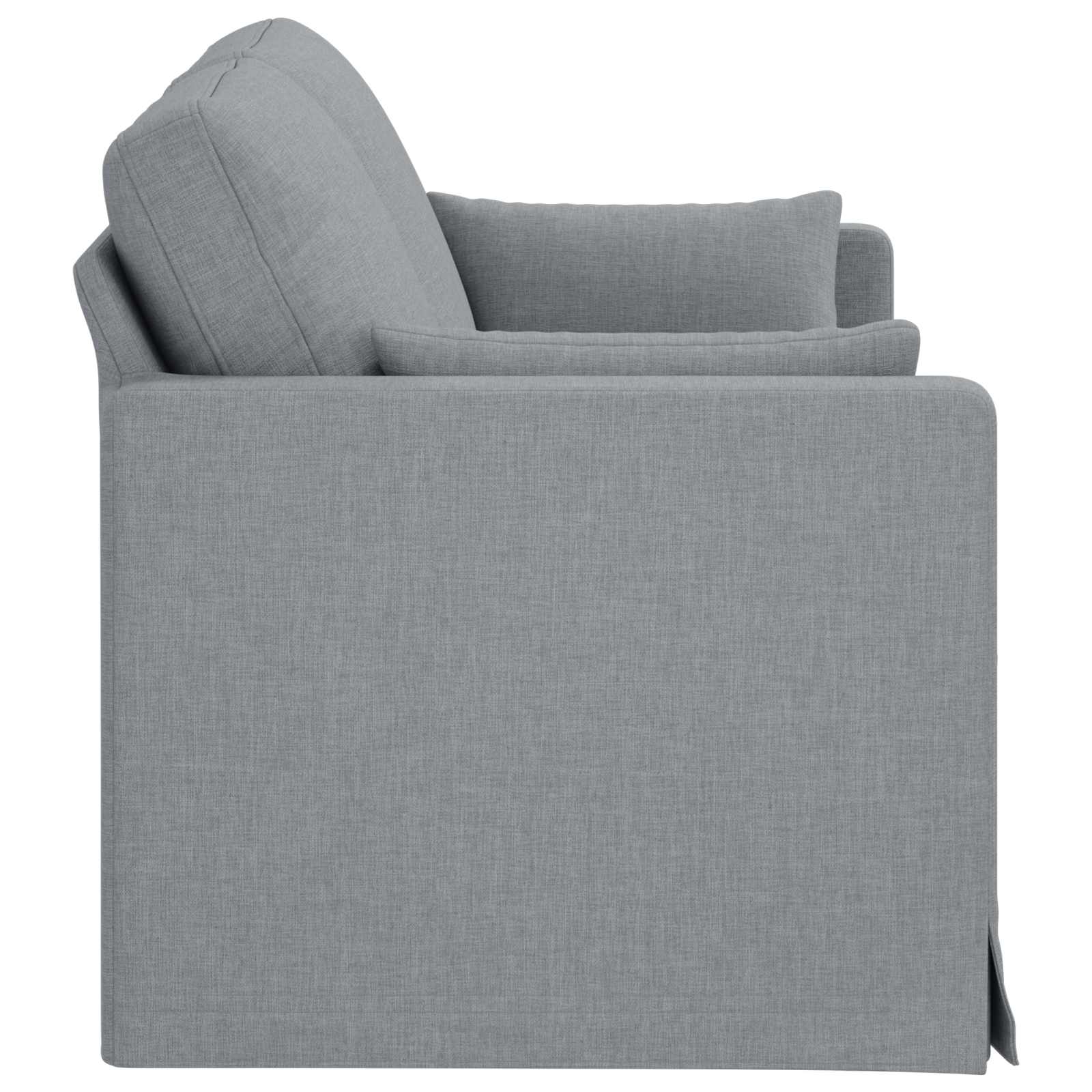 Divano Grigio chiaro 158 x 78 x 80 cm Tessuto | homemem39