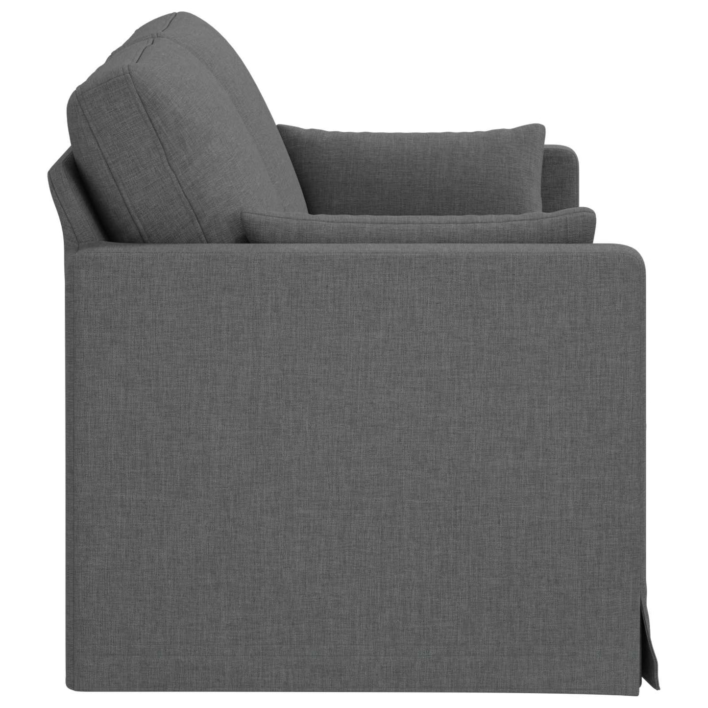 Divano Grigio scuro 158 x 78 x 80 cm Tessuto | homemem39