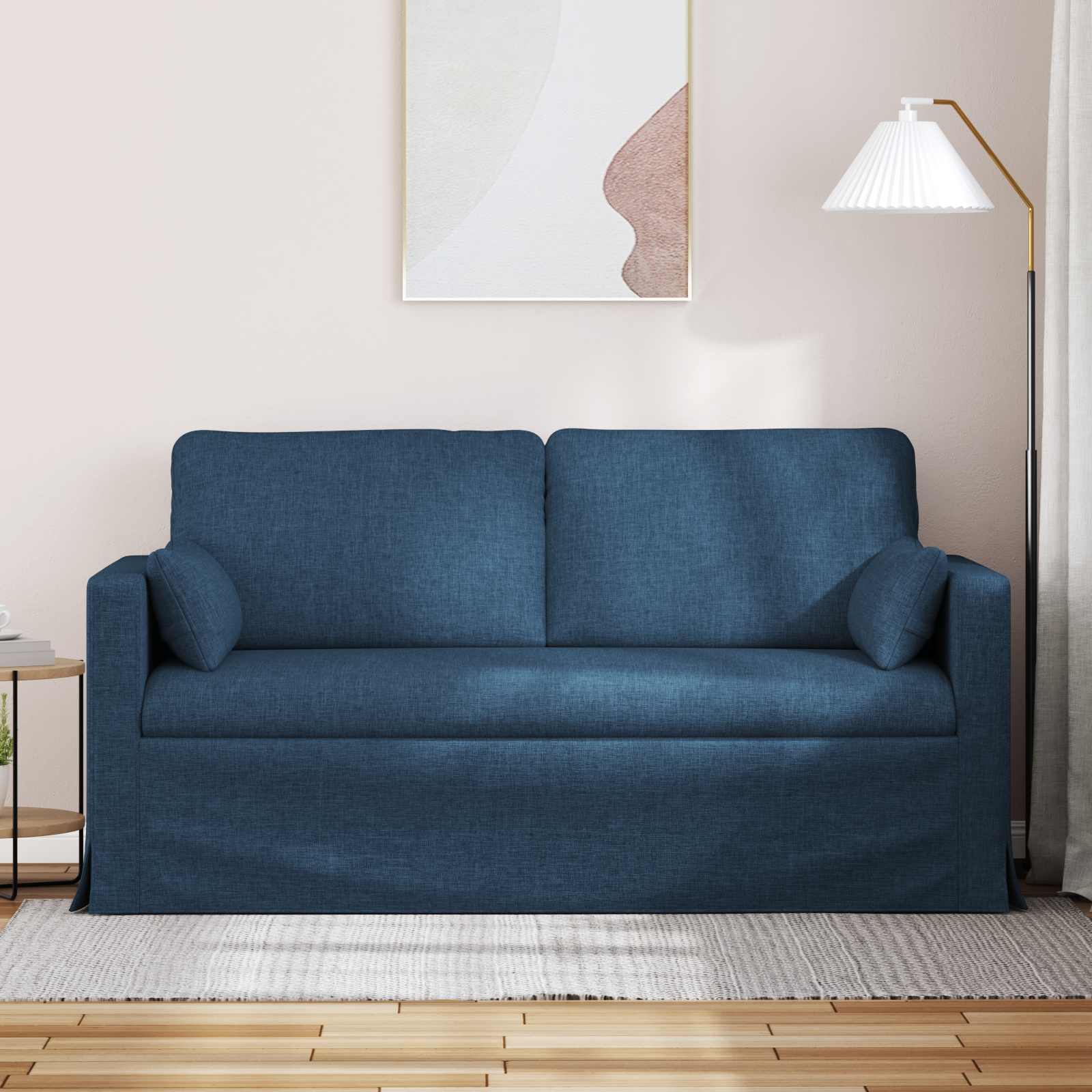 Divano Blu 158 x 78 x 80 cm Tessuto | homemem39