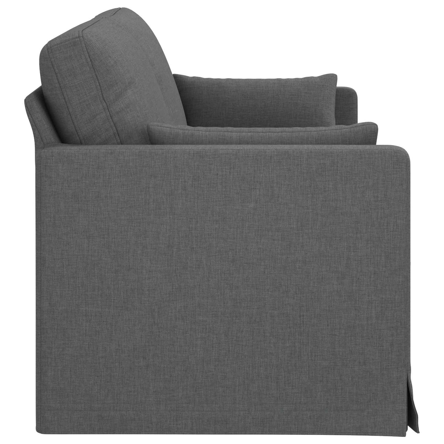 Divano Grigio scuro 198 x 78 x 80 cm Tessuto | homemem39