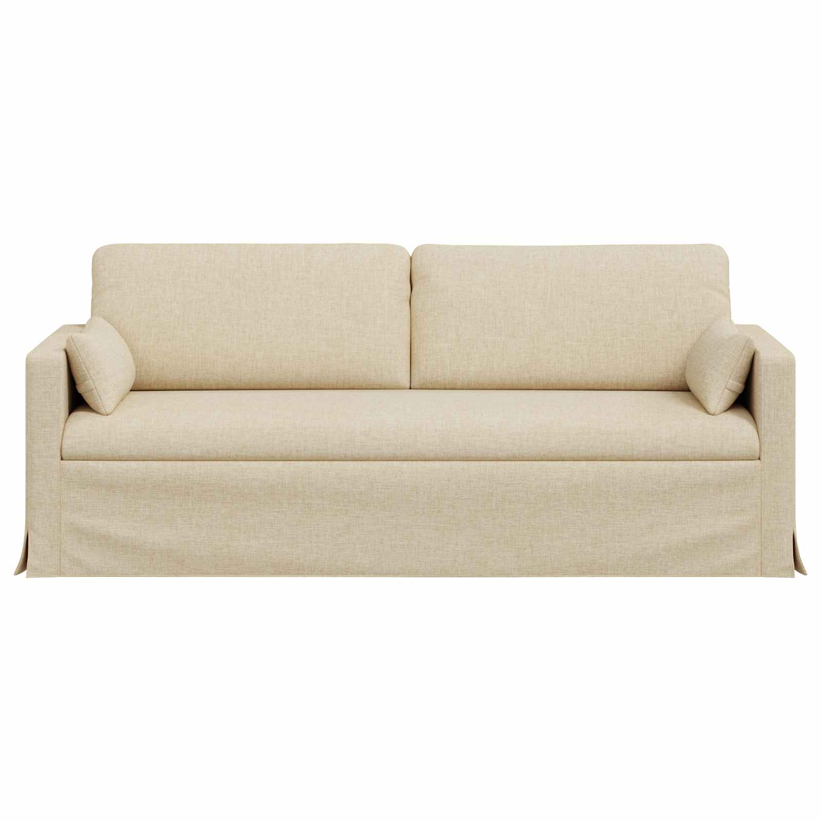 Divano Crema 198 x 78 x 80 cm Tessuto | homemem39