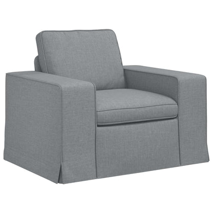 Divano Grigio chiaro 103 x 80 x 82 cm Tessuto