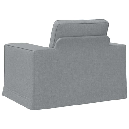 Divano Grigio chiaro 103 x 80 x 82 cm Tessuto