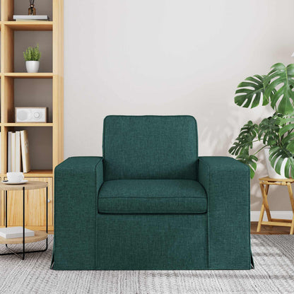 Divano Verde Scuro 103 x 80 x 82 cm Tessuto