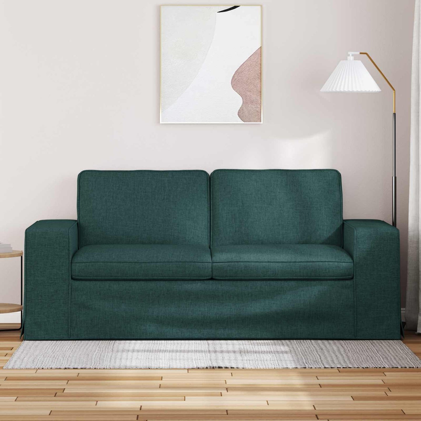 Divano 140cm Verde Scuro Metallo