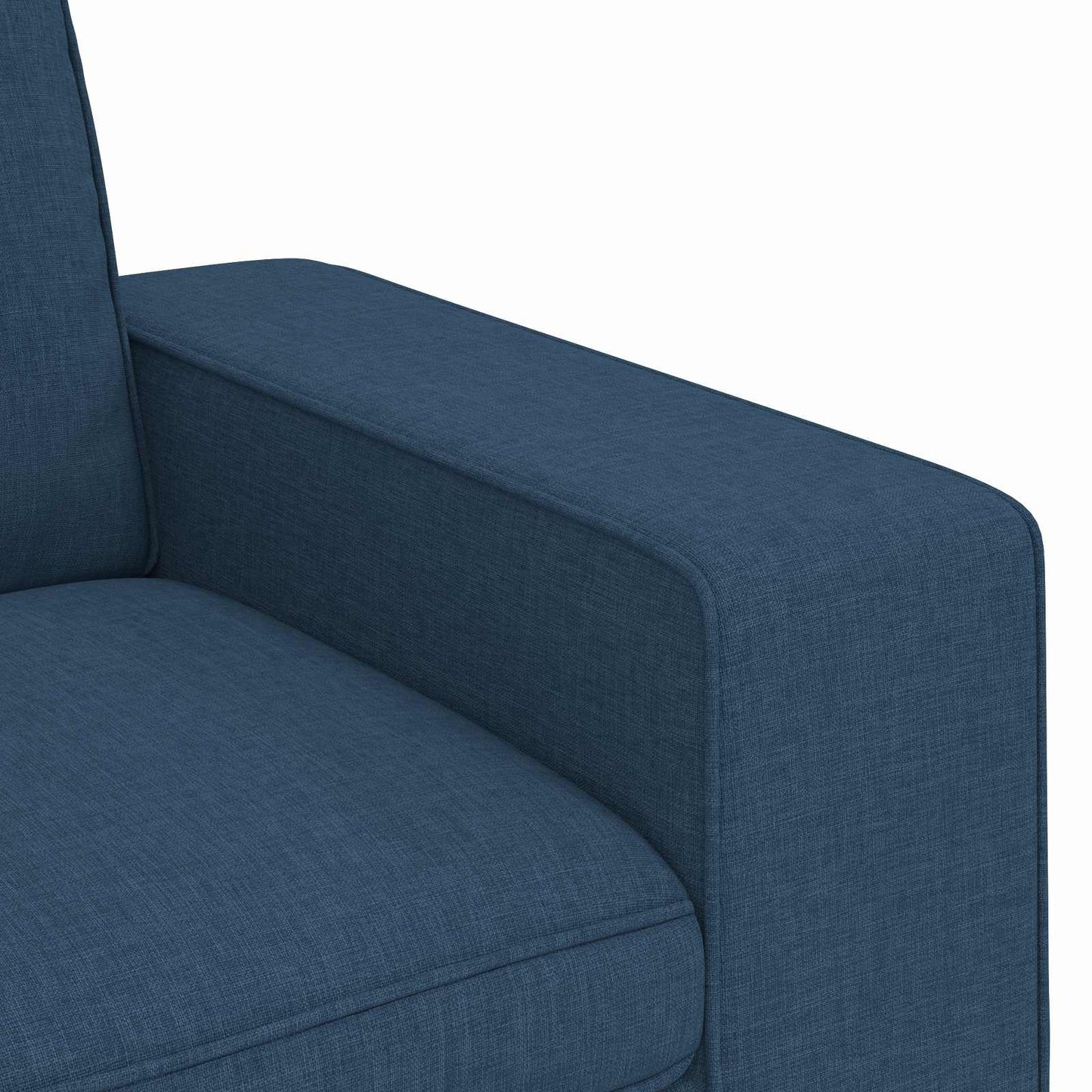 Divano Blu 222 x 80 x 82 cm Tessuto - homemem39