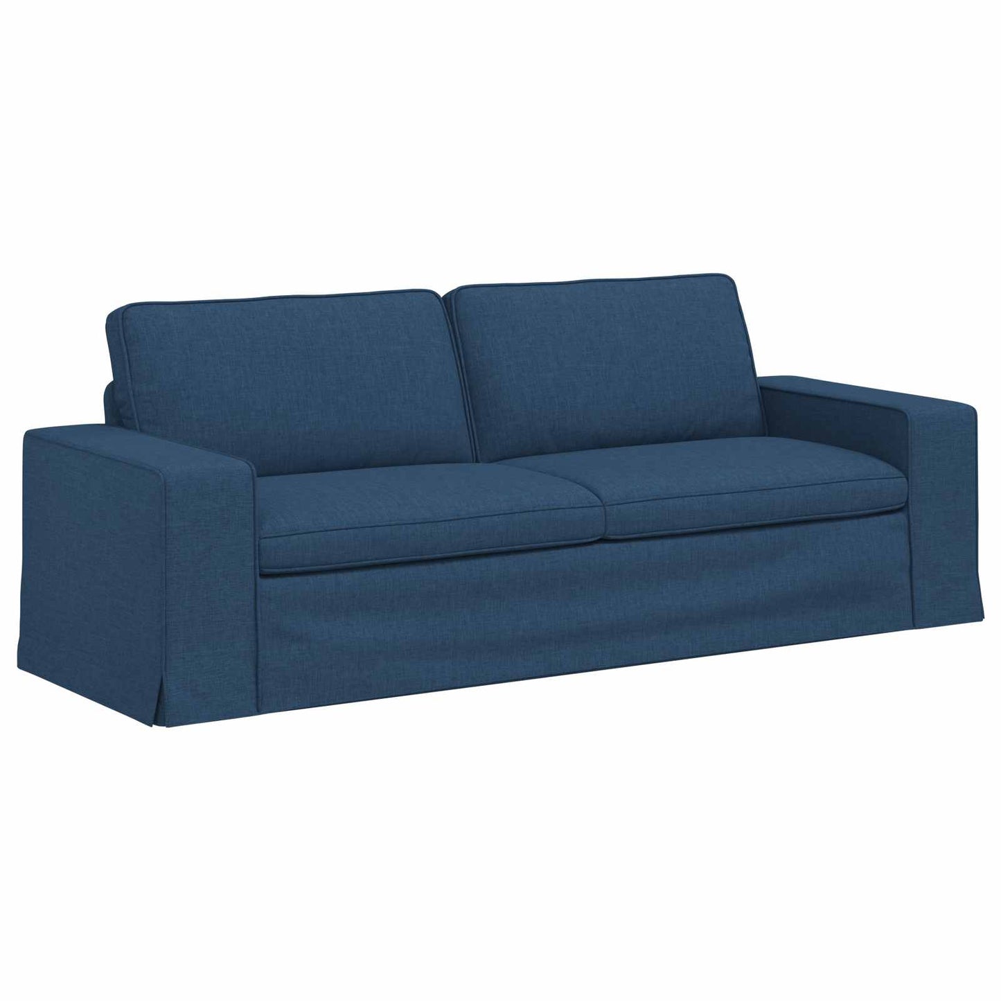 Divano Blu 222 x 80 x 82 cm Tessuto - homemem39