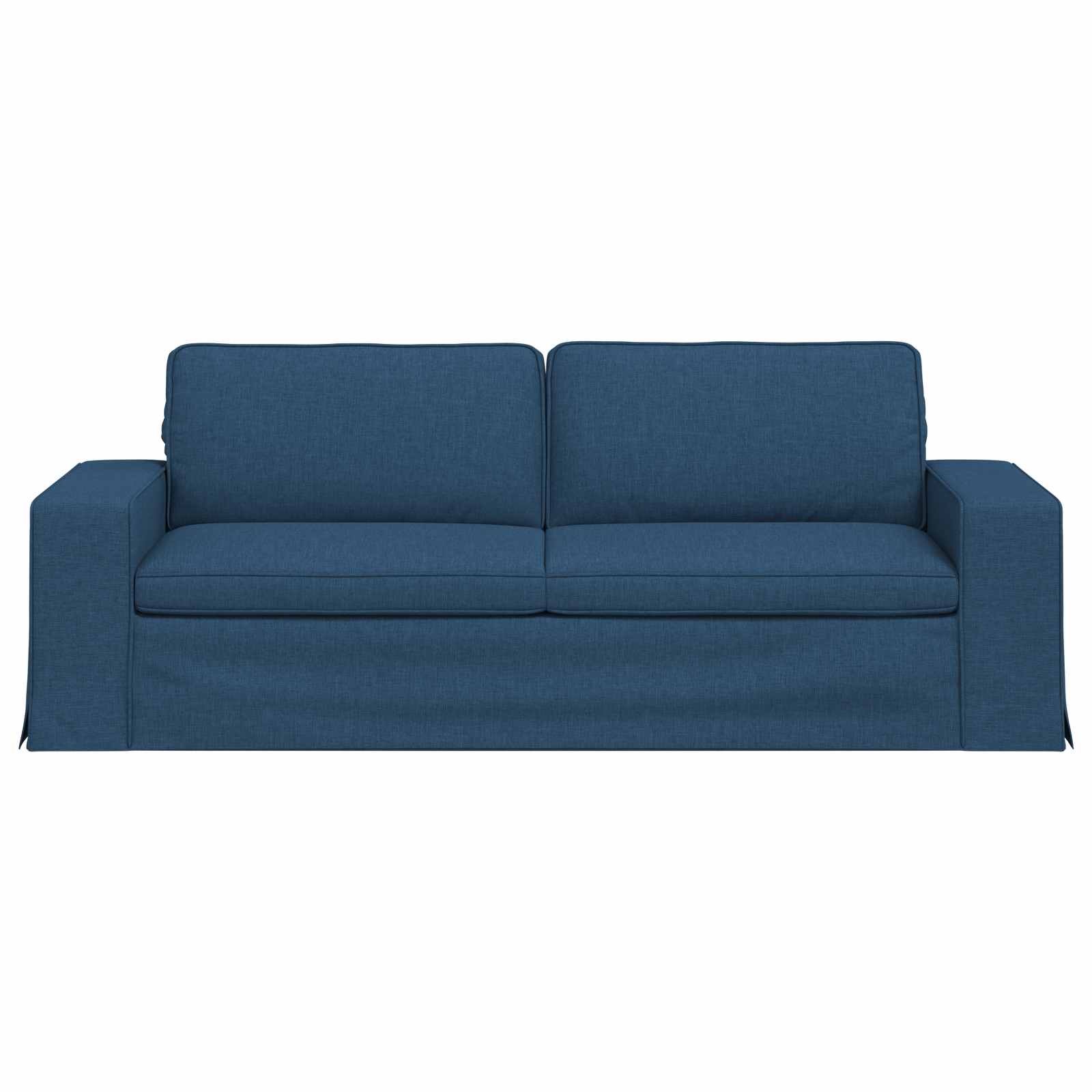 Divano Blu 222 x 80 x 82 cm Tessuto - homemem39