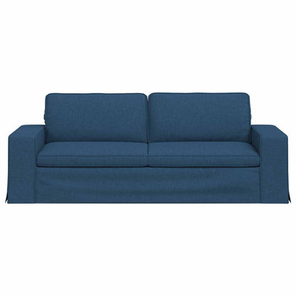 Divano Blu 222 x 80 x 82 cm Tessuto - homemem39