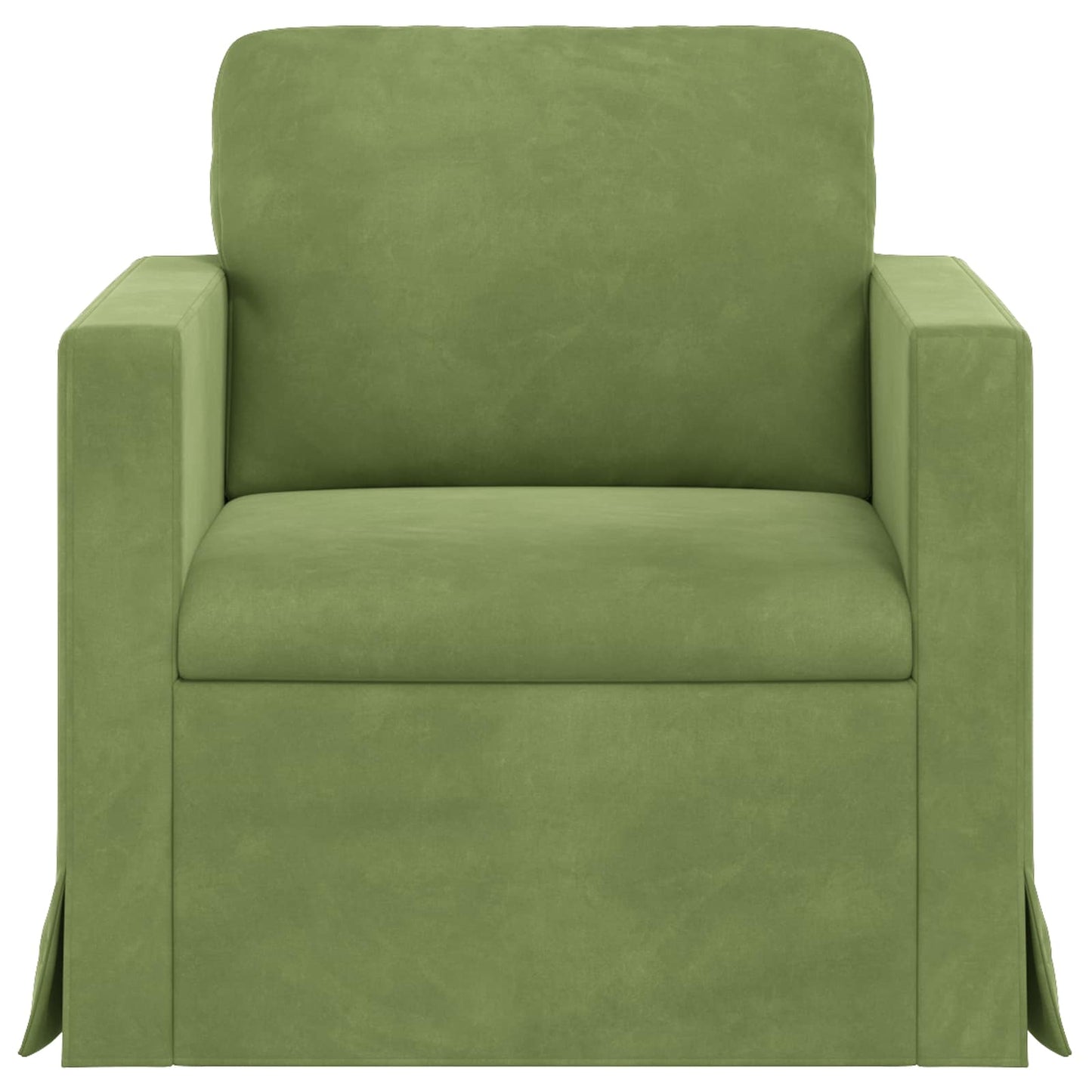 Divano Verde chiaro 78 x 78 x 80 cm Velluto | homemem39