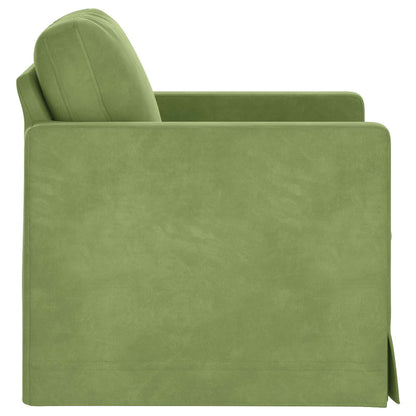 Divano Verde chiaro 78 x 78 x 80 cm Velluto | homemem39
