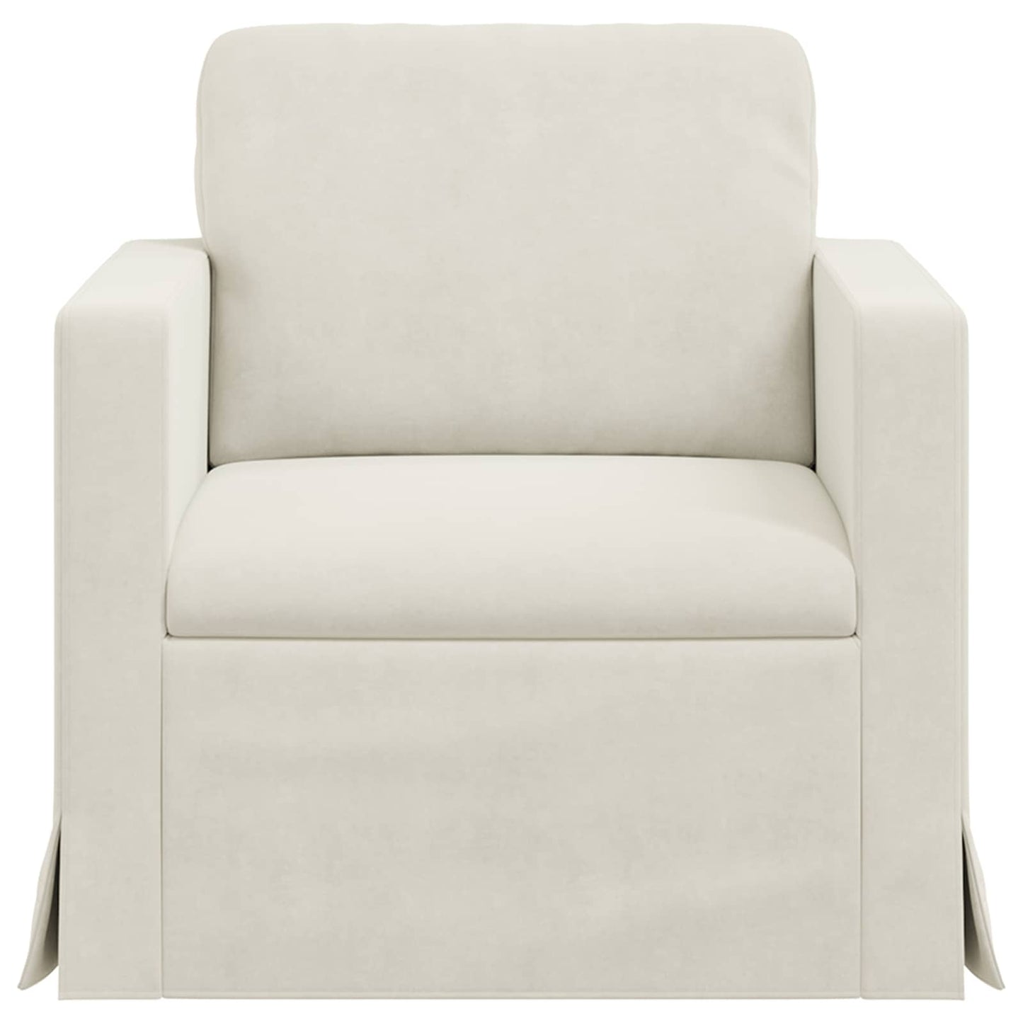 Divano Crema 78 x 78 x 80 cm Velluto | homemem39