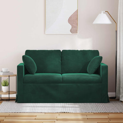 Divano Verde Scuro 138 x 78 x 80 cm Velluto | homemem39