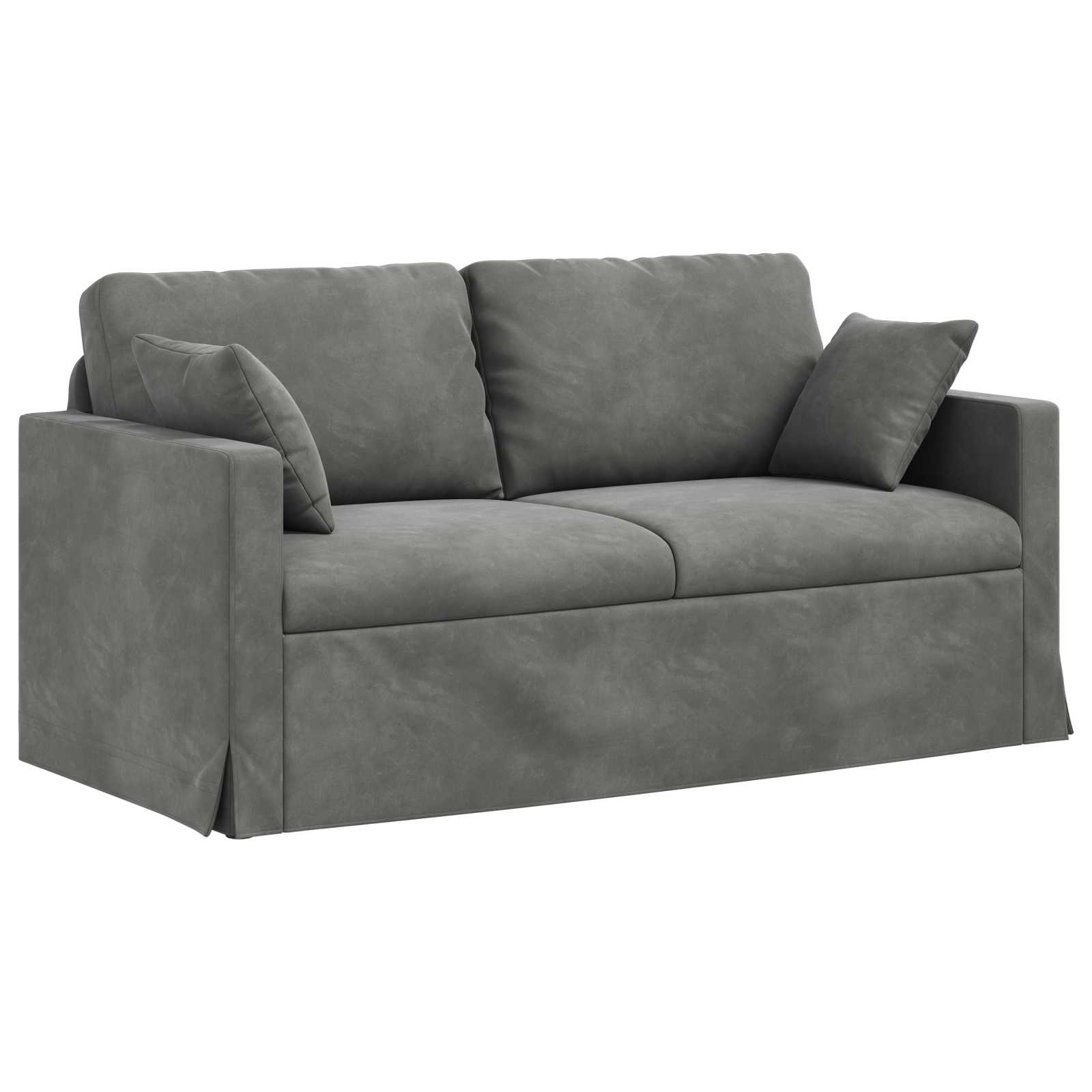 Divano Grigio scuro 158 x 78 x 80 cm Velluto | homemem39