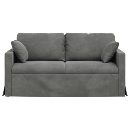 Divano Grigio scuro 158 x 78 x 80 cm Velluto | homemem39