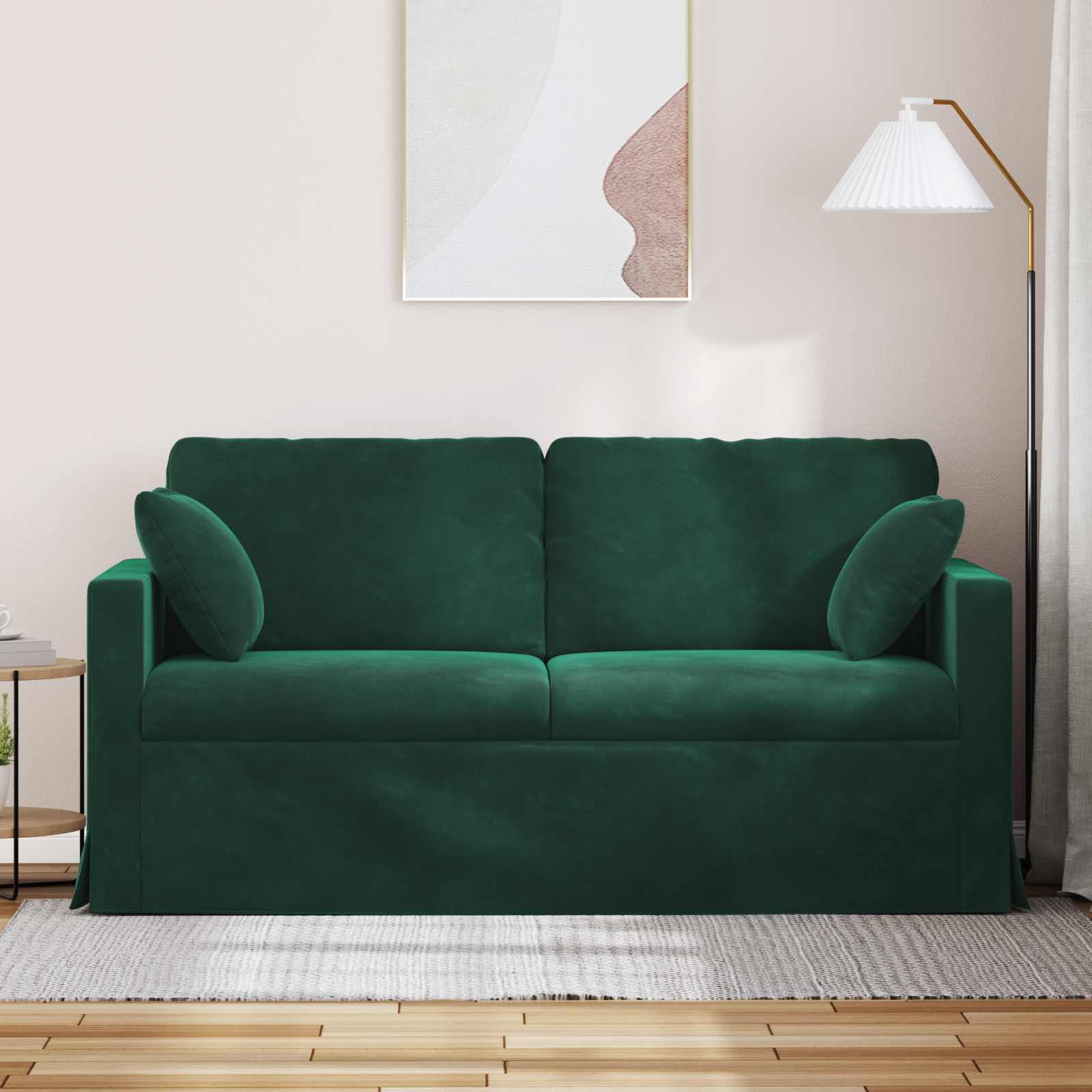 Divano Verde Scuro 158 x 78 x 80 cm Velluto | homemem39