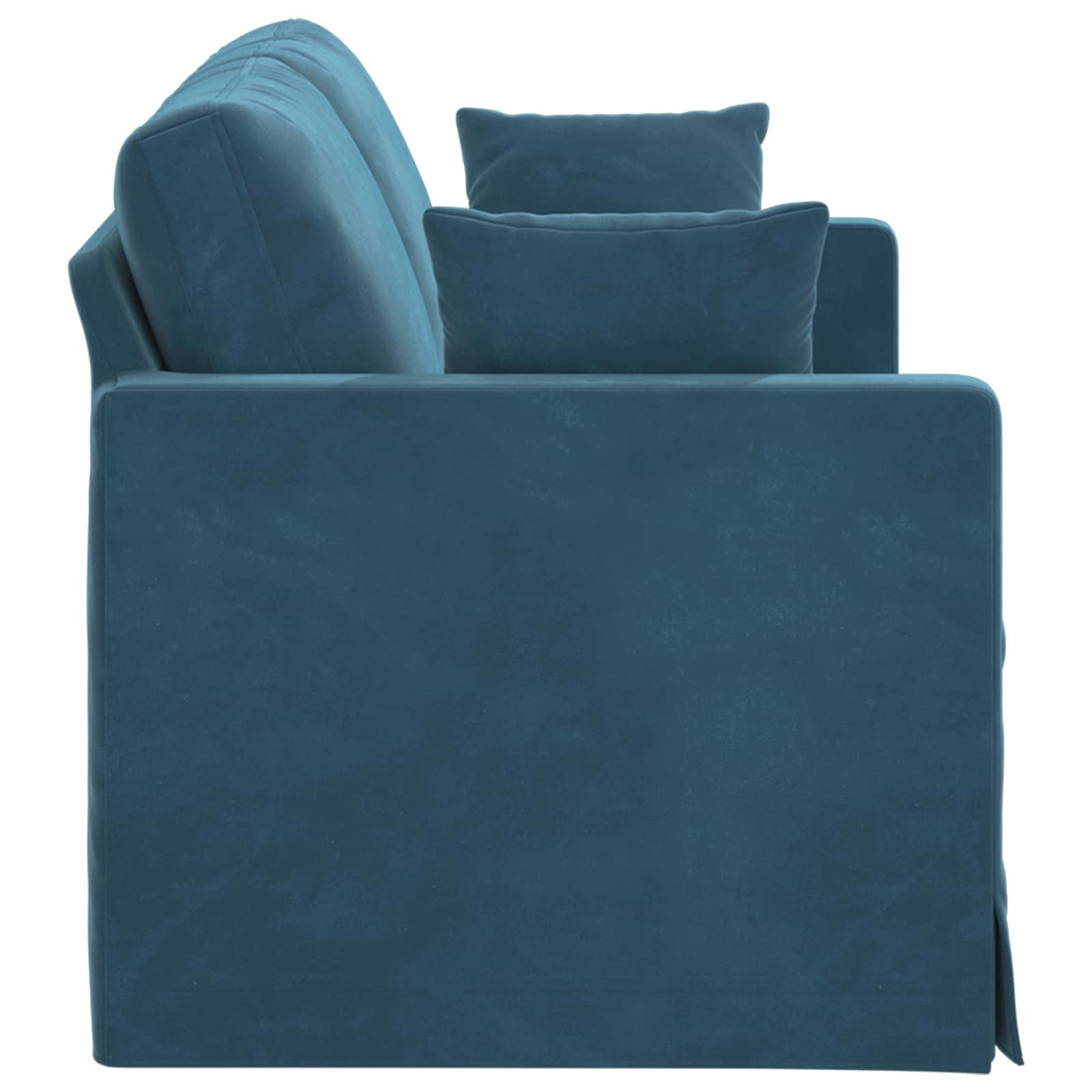 Divano Blu 158 x 78 x 80 cm Velluto | homemem39