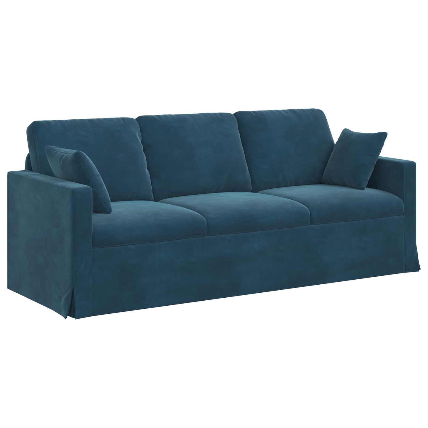 Divano Blu Dimensioni complessive: 198 x 78 x 80 cm (L x P x A)