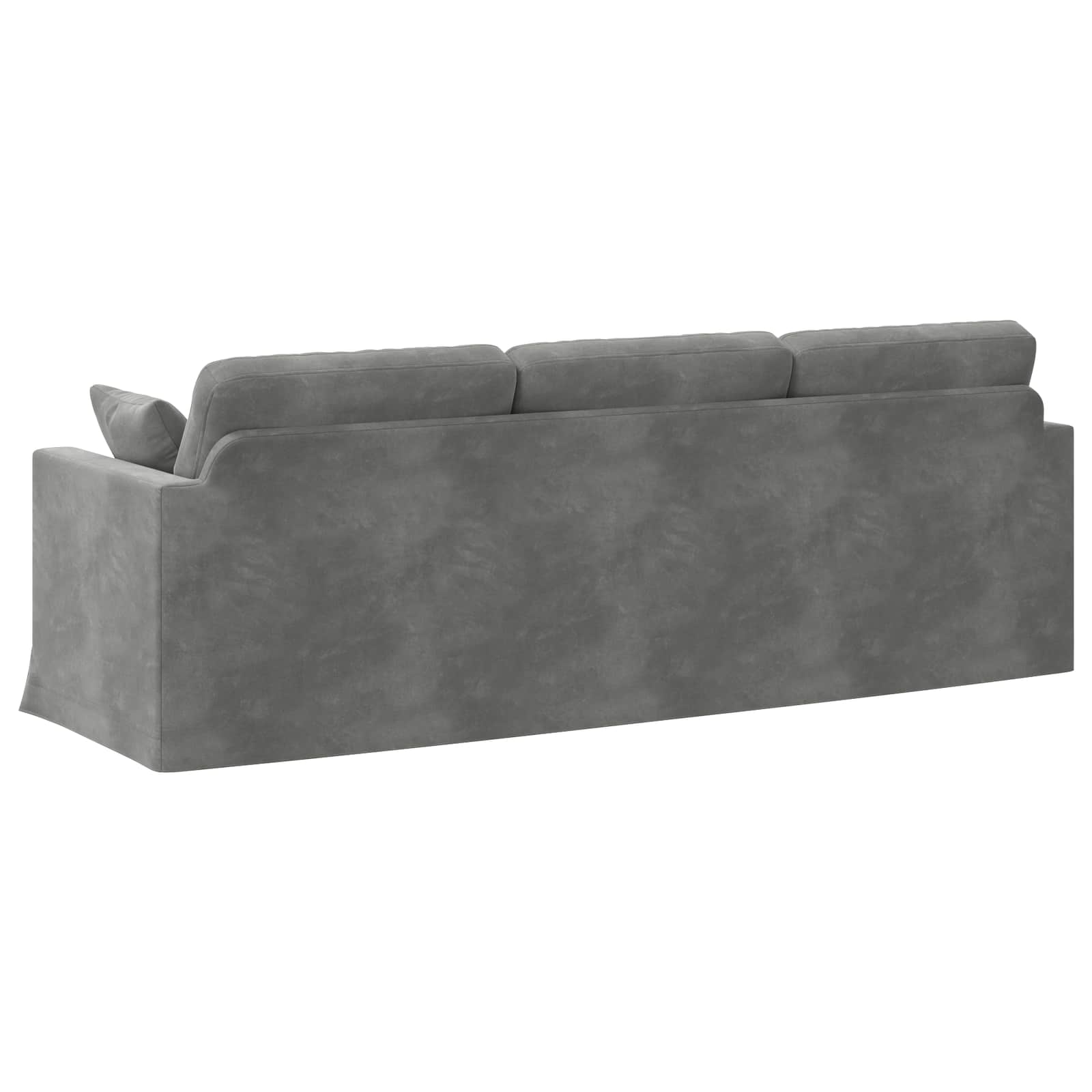 Divano Grigio scuro 228 x 78 x 80 cm Velluto | homemem39