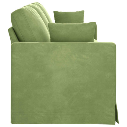 Divano Verde chiaro 228 x 78 x 80 cm Velluto | homemem39