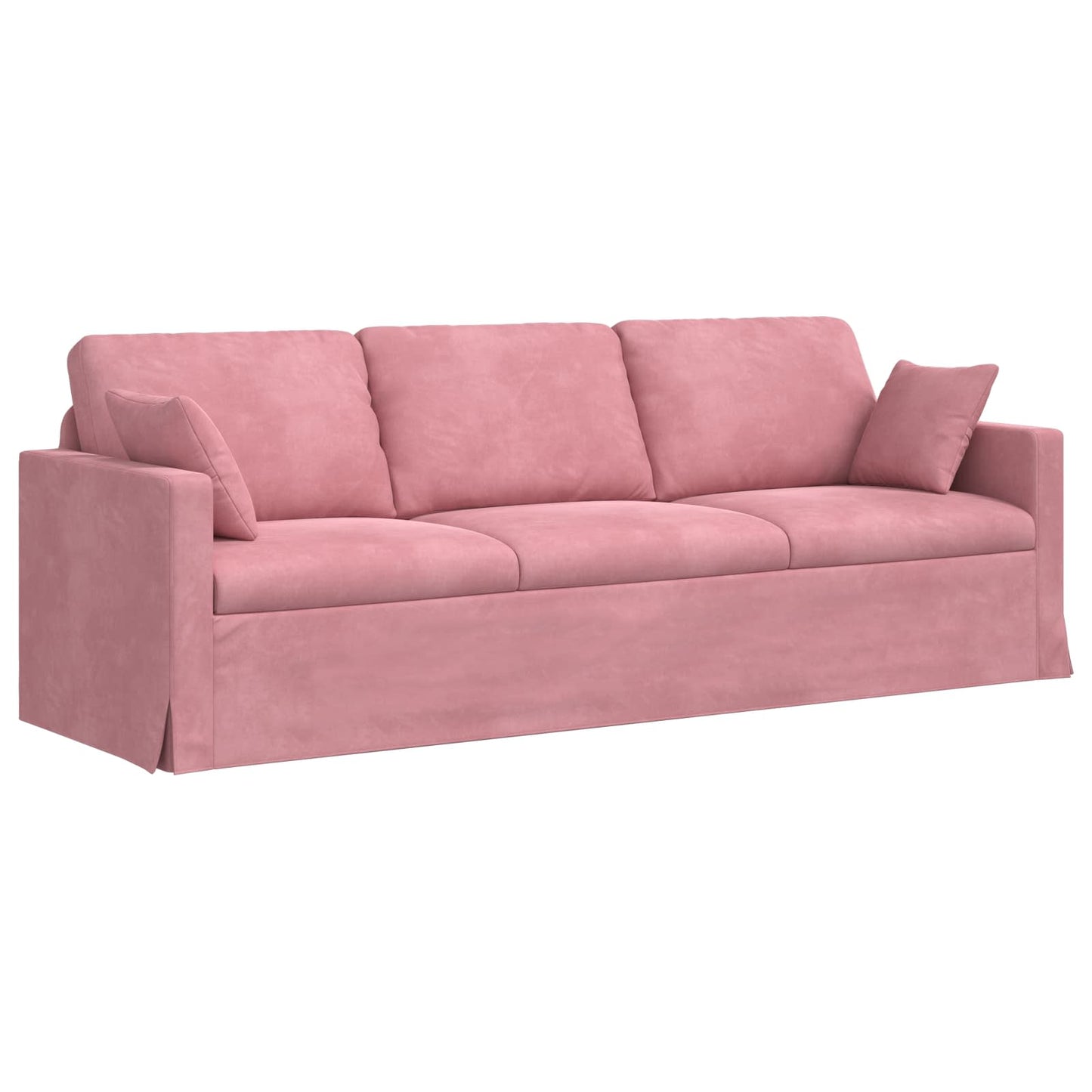 Divano Rosa 228 x 78 x 80 cm Velluto | homemem39