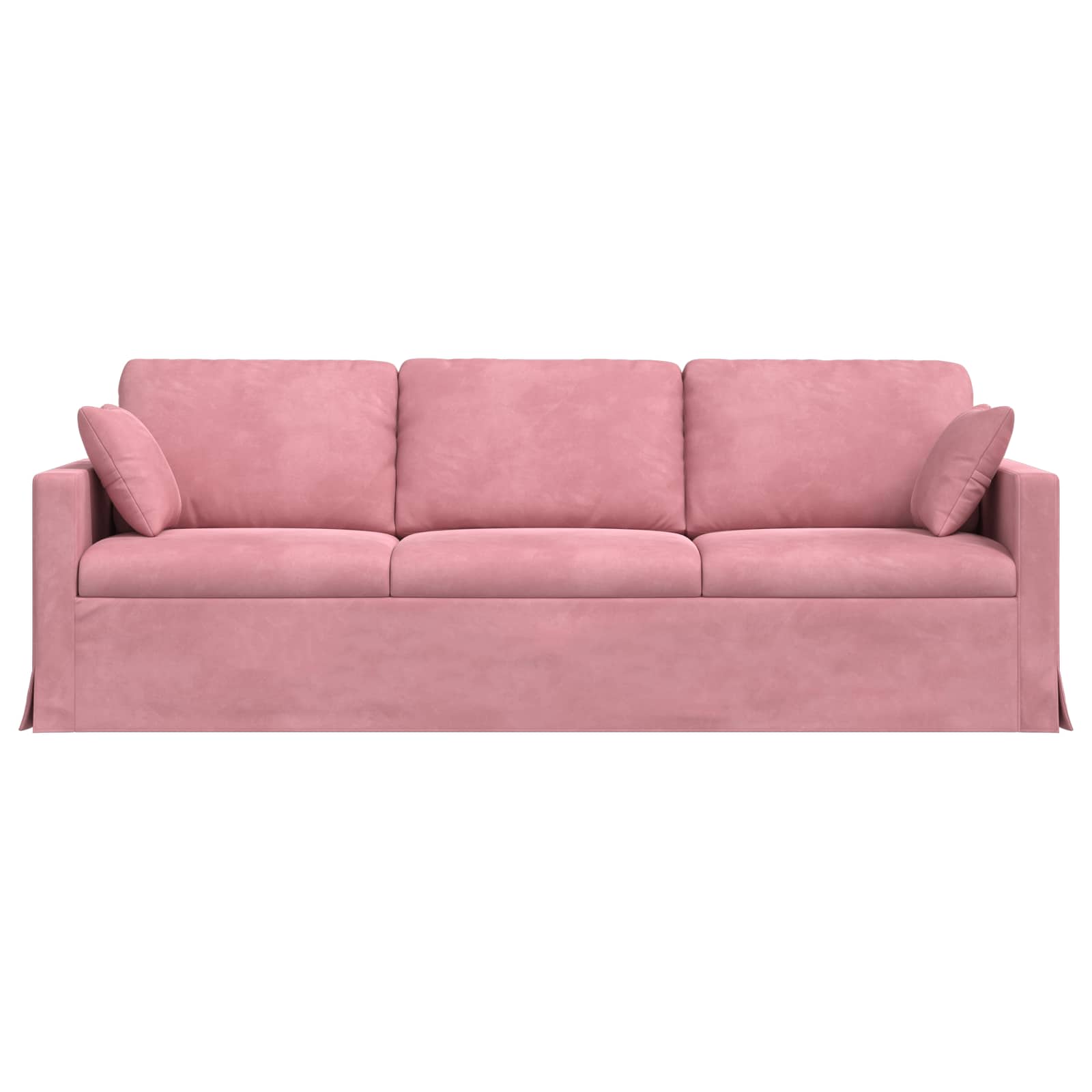 Divano Rosa 228 x 78 x 80 cm Velluto | homemem39