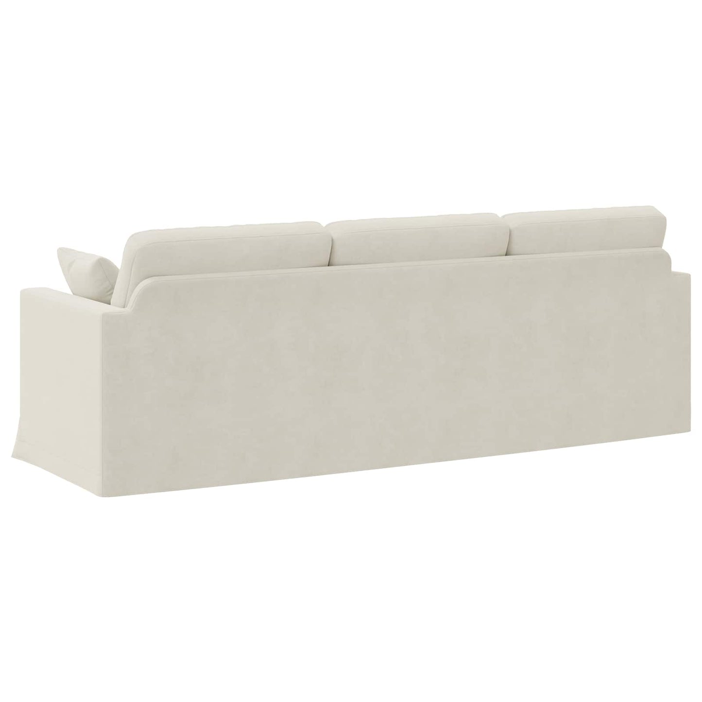 Divano Crema 228 x 78 x 80 cm Velluto | homemem39