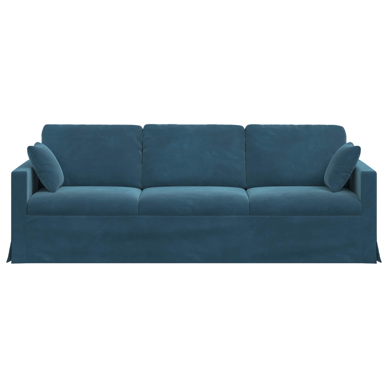Divano Blu 228 x 78 x 80 cm Velluto | homemem39