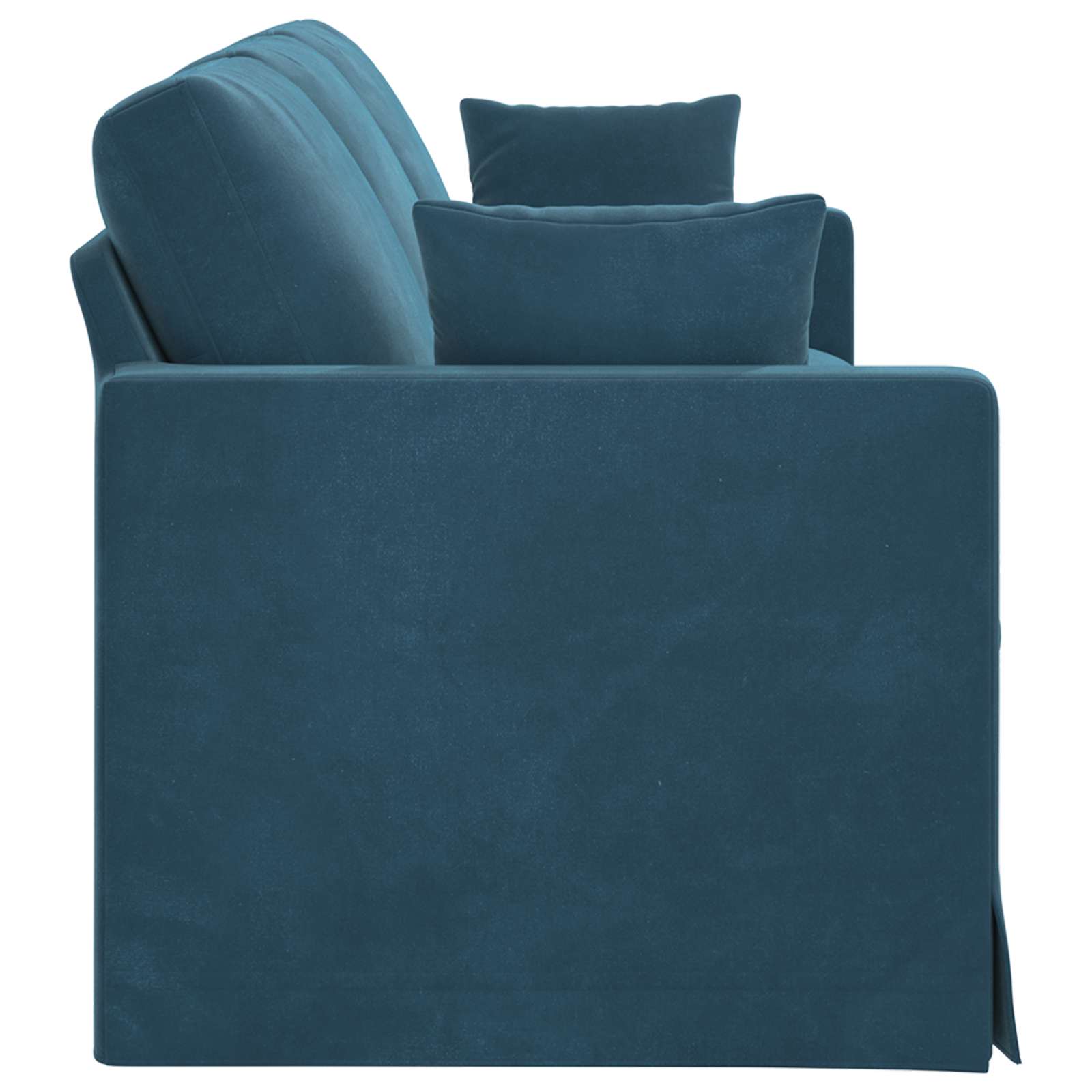 Divano Blu 228 x 78 x 80 cm Velluto | homemem39