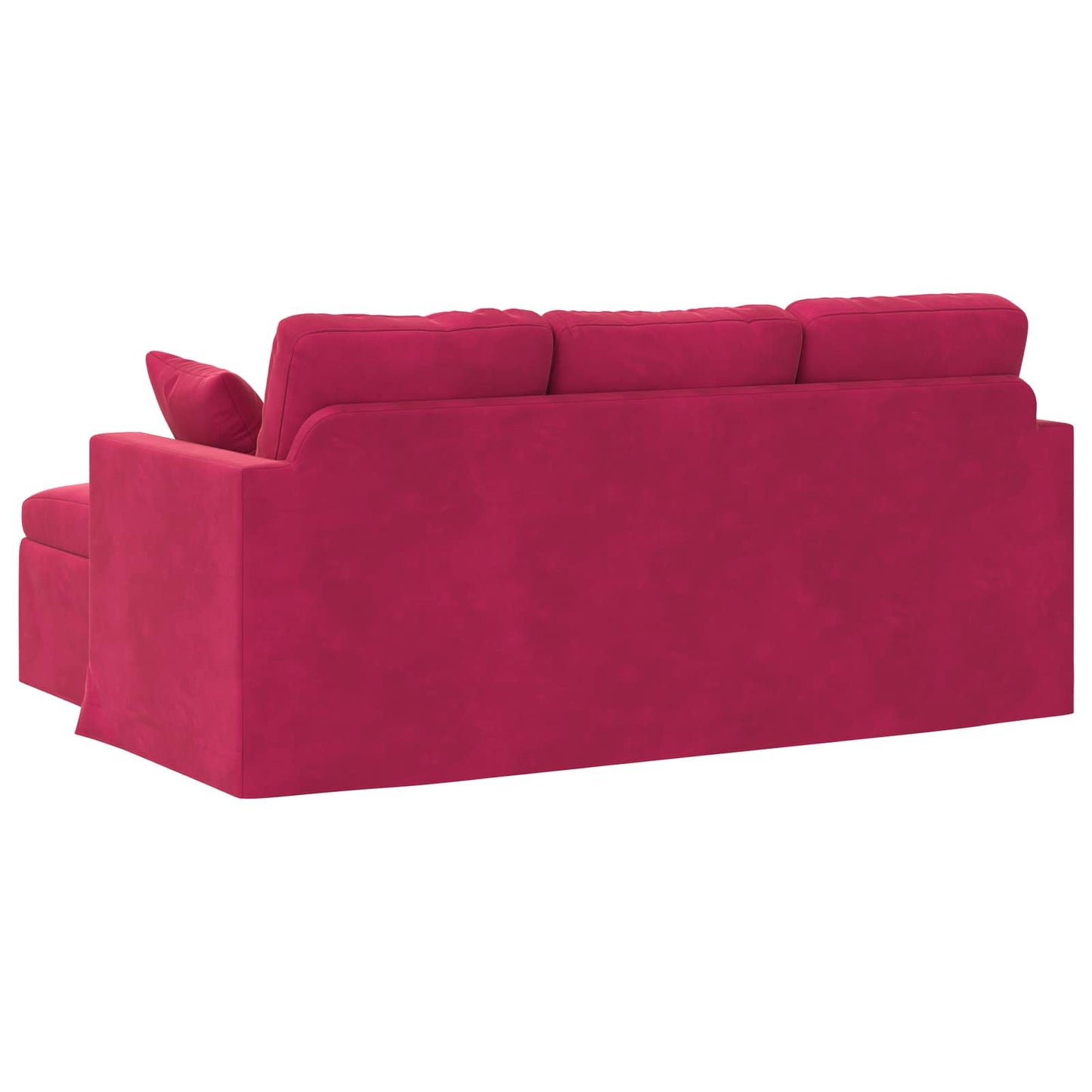 Divano Rosso Vino 178 x 134 x 80 cm Velluto | homemem39