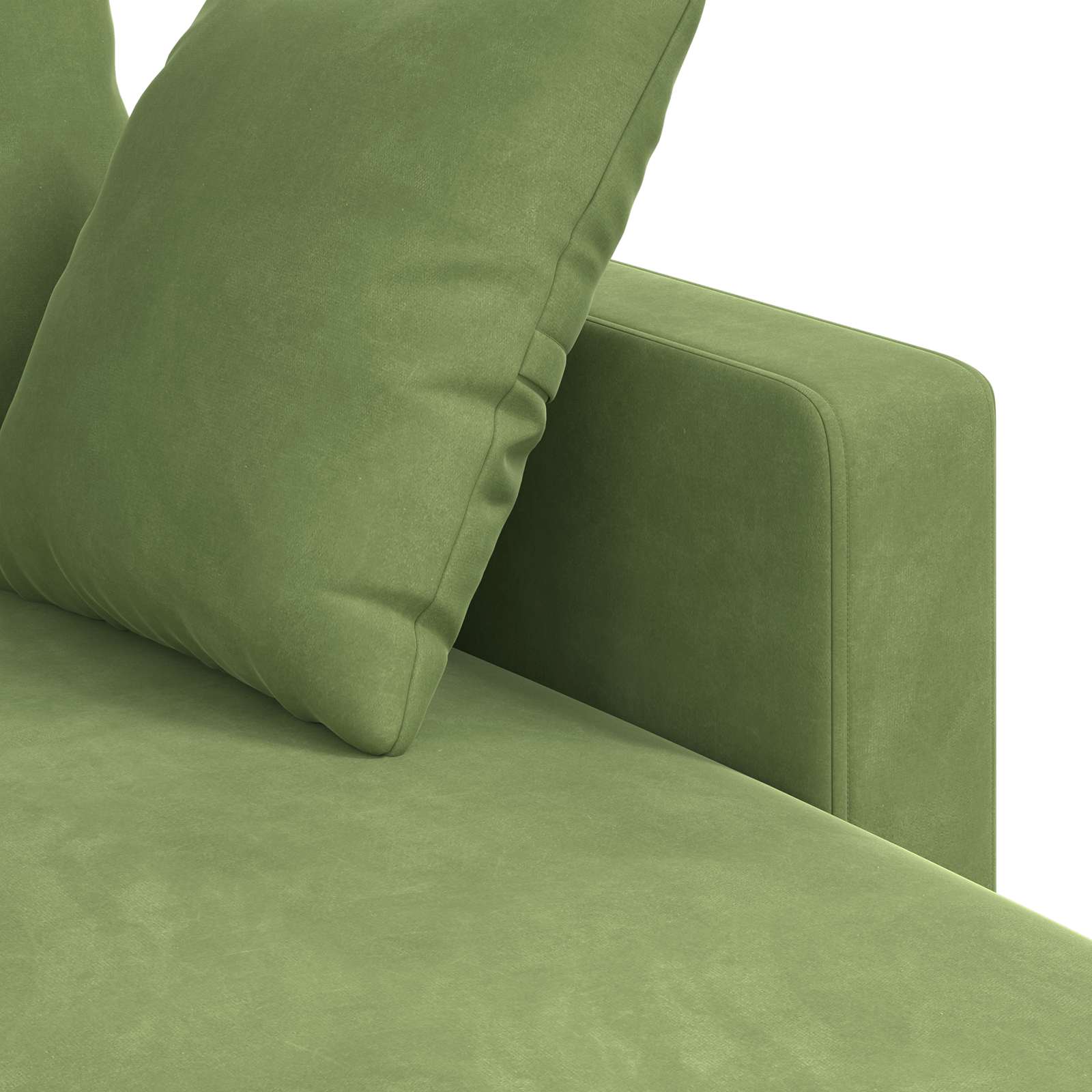 Divano Verde chiaro 228 x 134 x 80 cm Velluto | homemem39