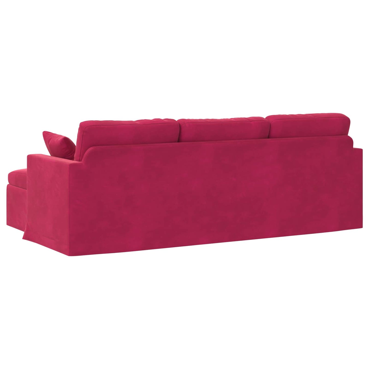 Divano Rosso Vino 228 x 134 x 80 cm Velluto | homemem39
