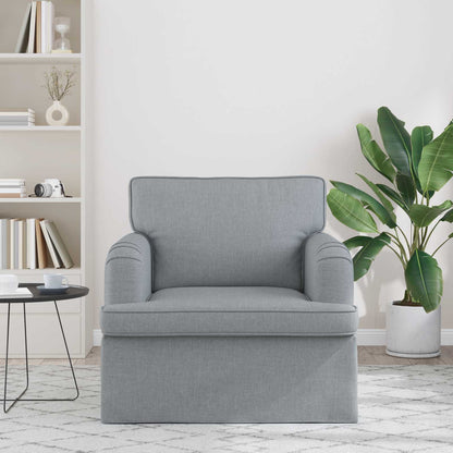 Divano Grigio chiaro 84 x 80 x 85 cm Tessuto | homemem39