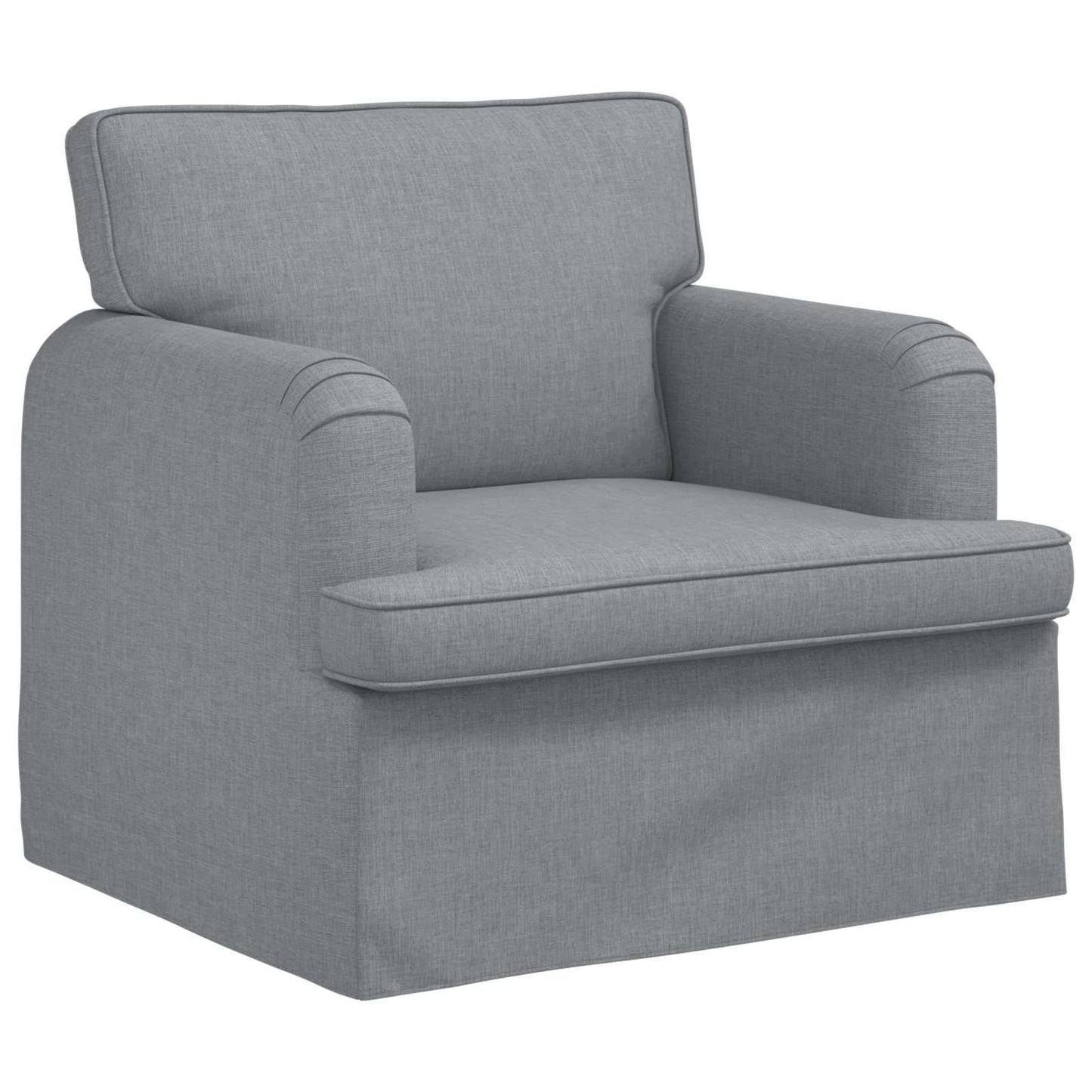 Divano Grigio chiaro 84 x 80 x 85 cm Tessuto